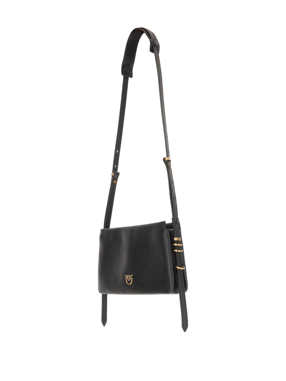 Pinko Bags Nero Oro Lea