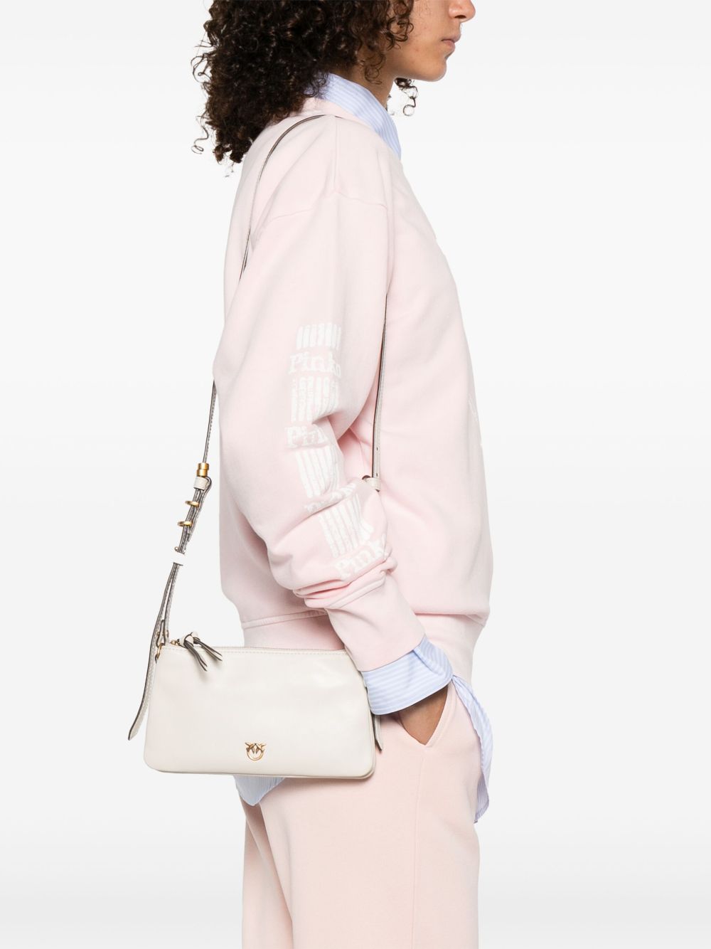 Pinko Bags Bianco Oro Lea