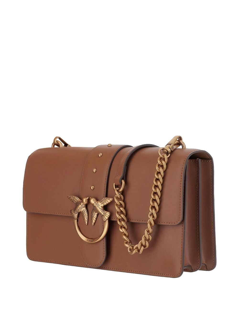 Pinko Bags Marrone/leone/oro Lea Poliuretano