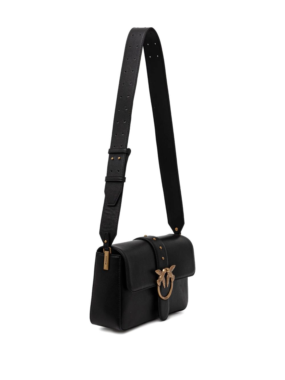 Pinko Bags Nero Oro Lea