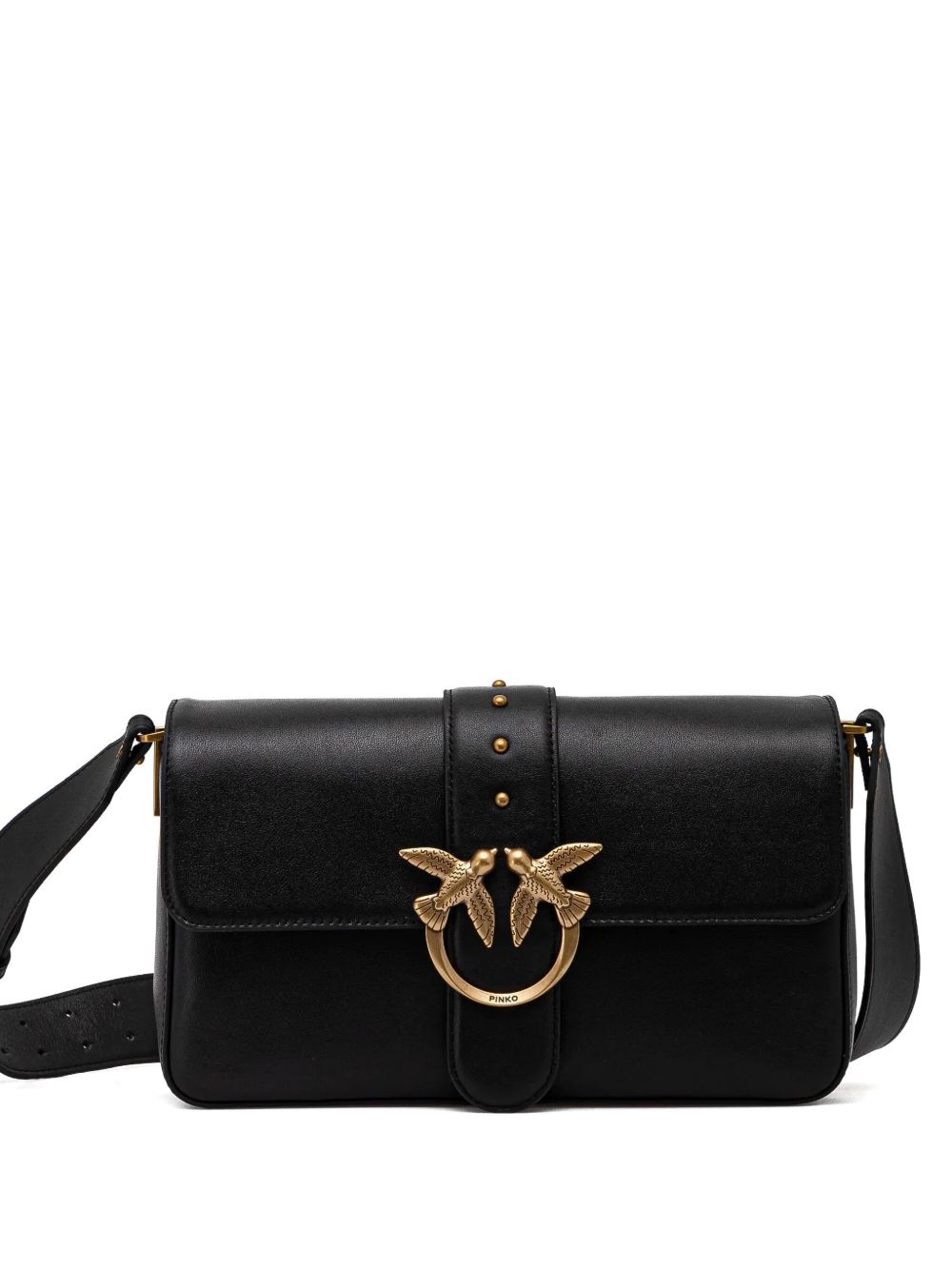 Pinko Bags Nero Oro Lea
