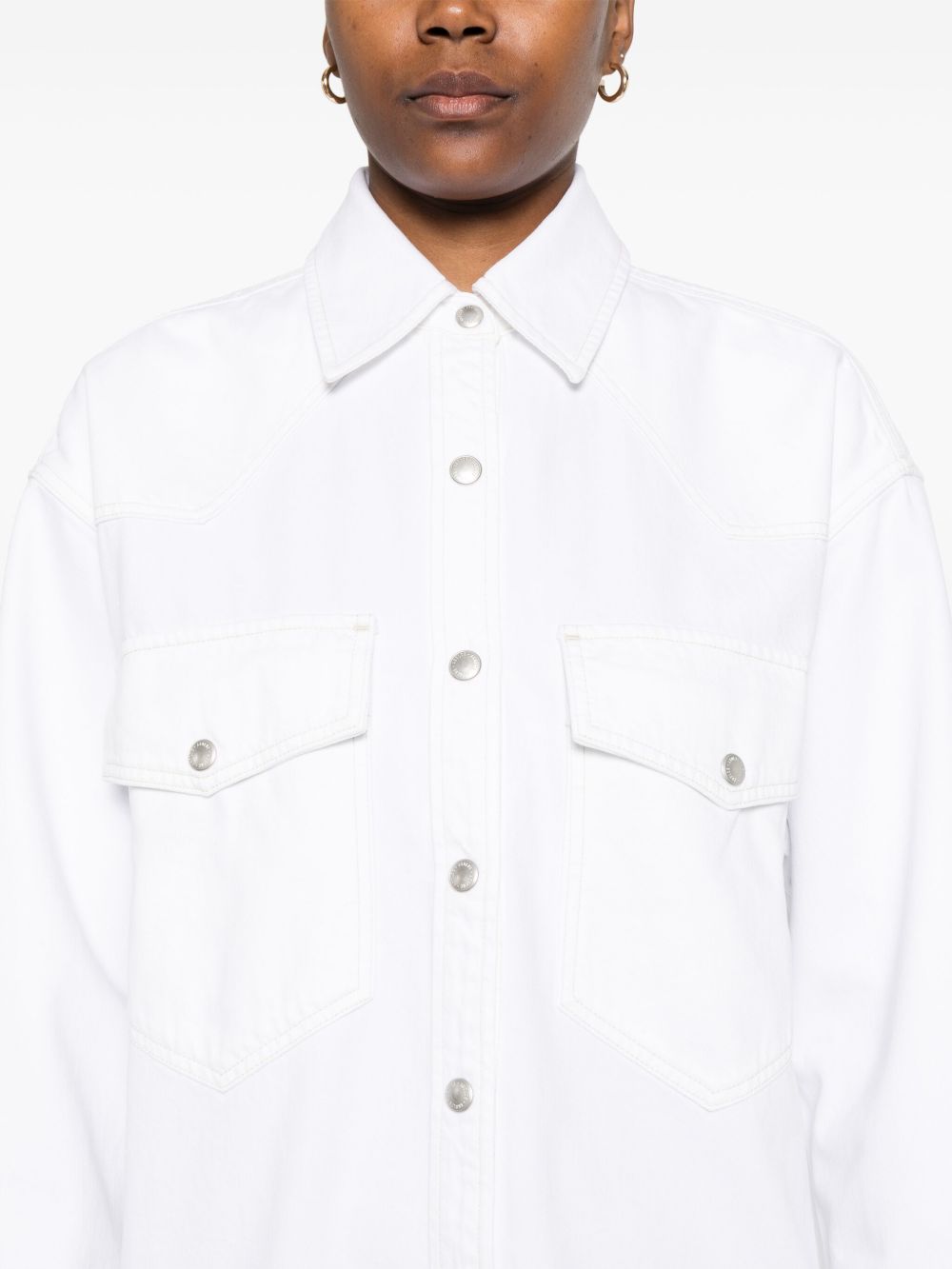 AGOLDE Shirts White