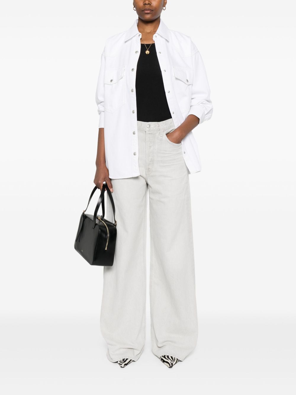 AGOLDE Shirts White