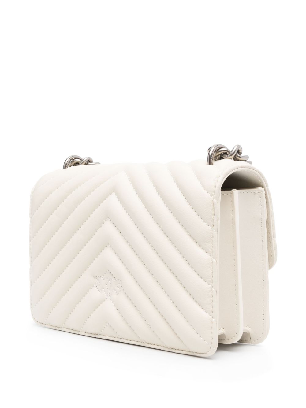 Pinko Bags Bianco Silver Lea