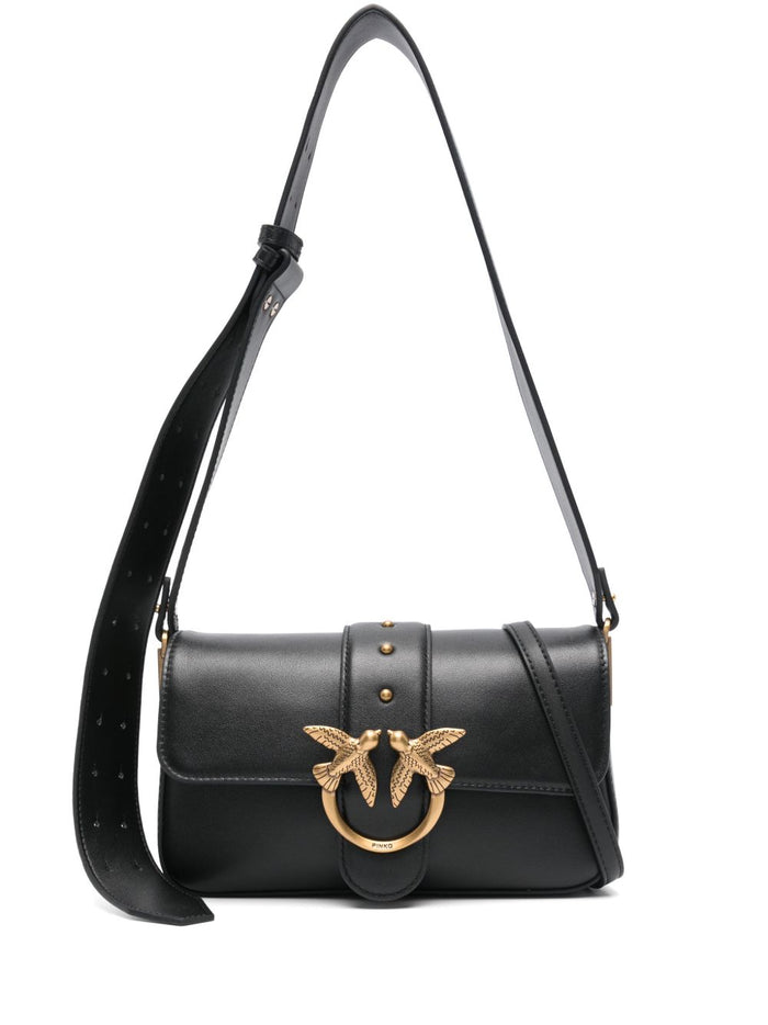 Pinko Bags Nero Oro Lea