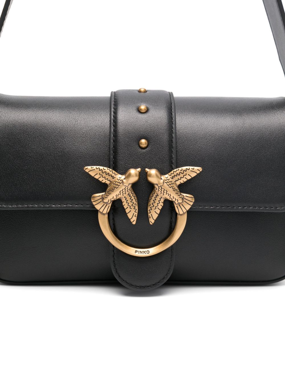 Pinko Bags Nero Oro Lea
