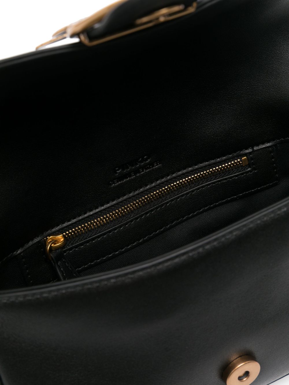Pinko Bags Nero Oro Lea