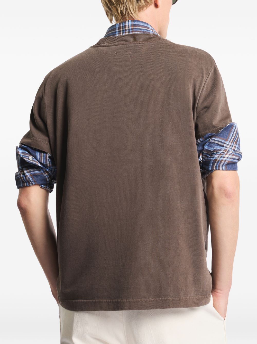 Fay T-shirts and Polos Brown