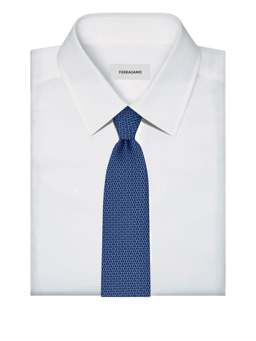 Ferragamo Ties Blue