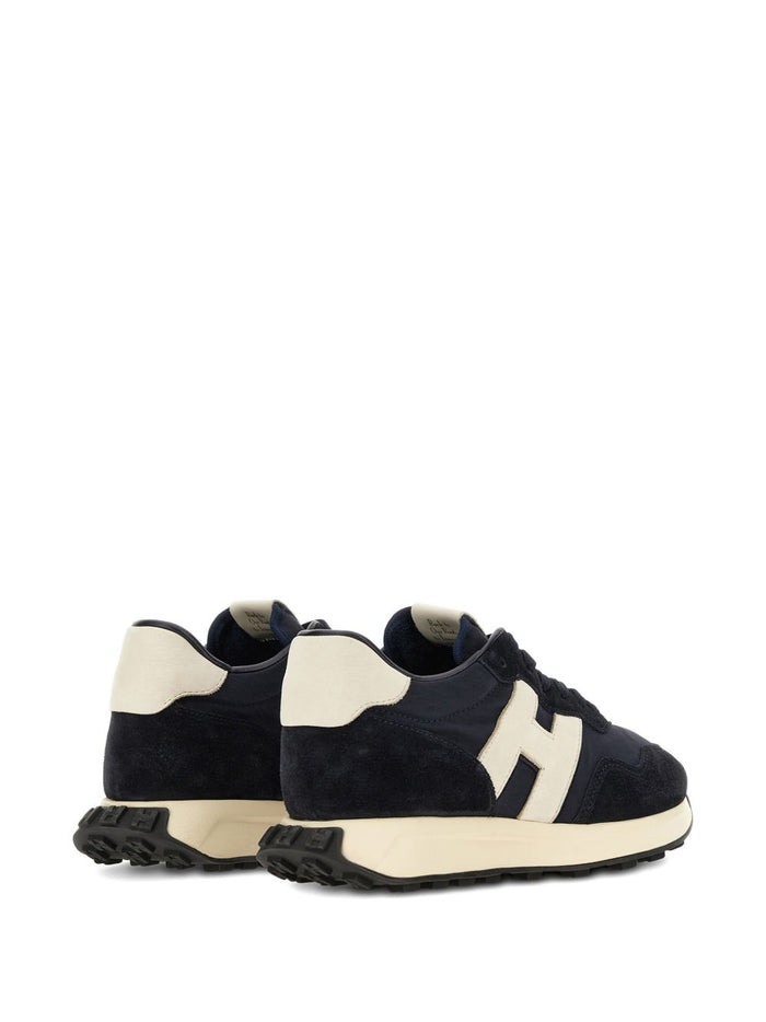 Hogan Flat shoes Navy Blue Nylon