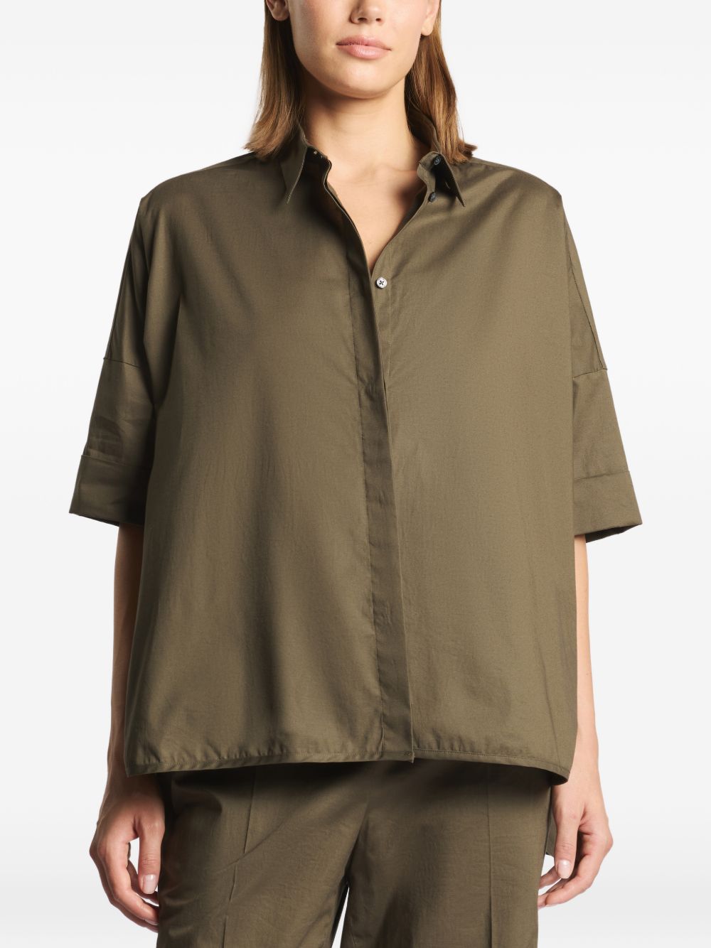 Fay Shirts Olive Green