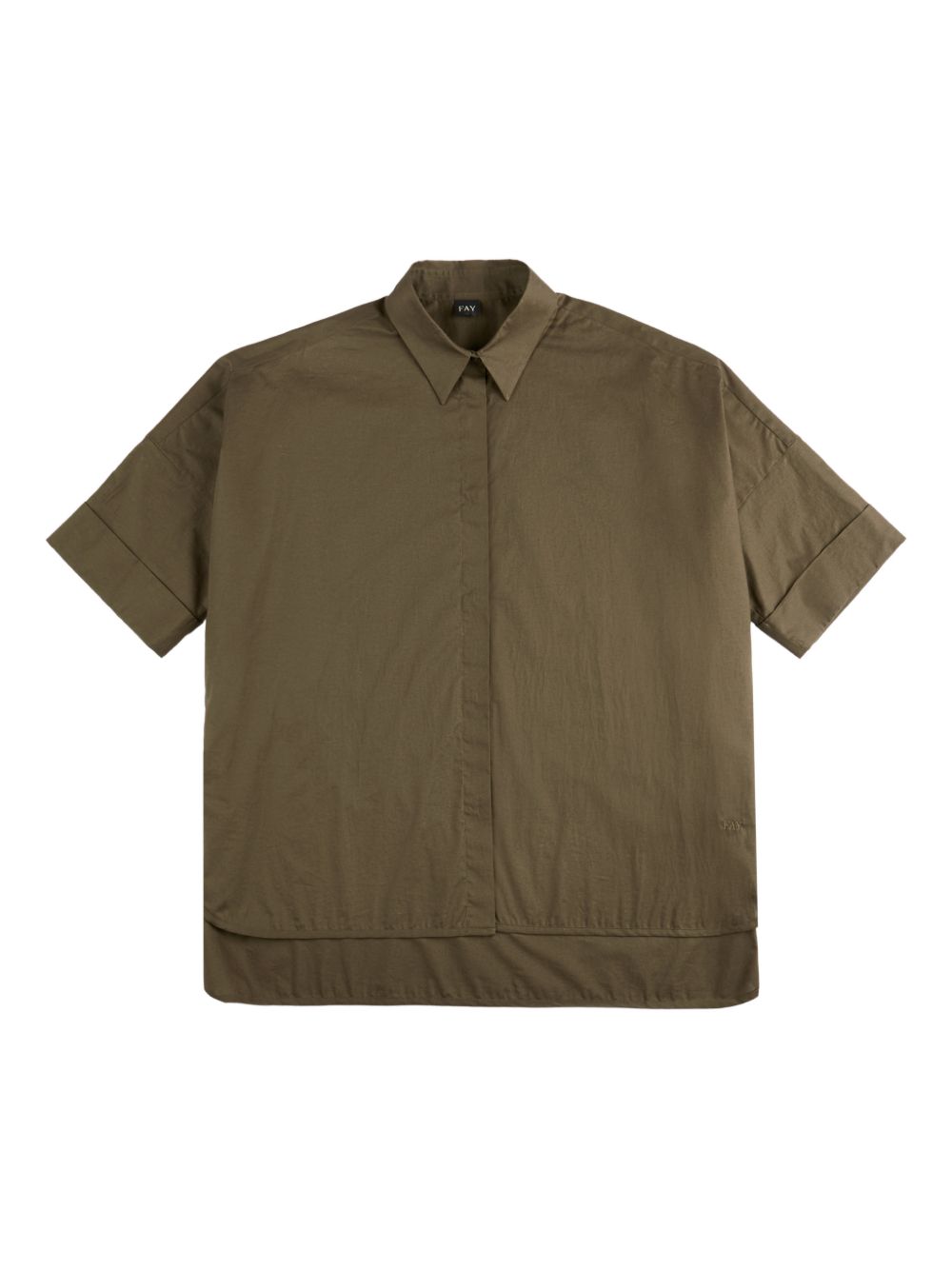 Fay Shirts Olive Green