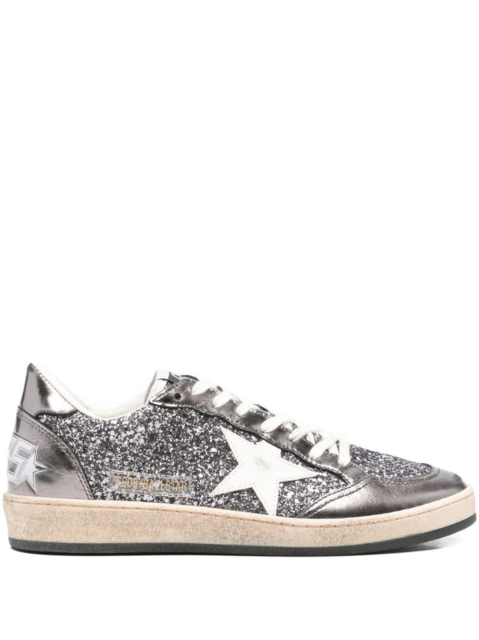 Golden Goose Flat shoes Grey/purple/white