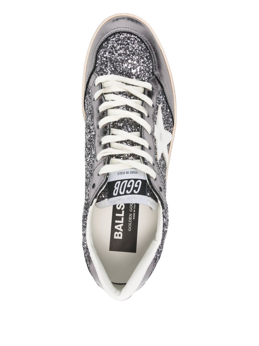 Golden Goose Flat shoes Grey/purple/white