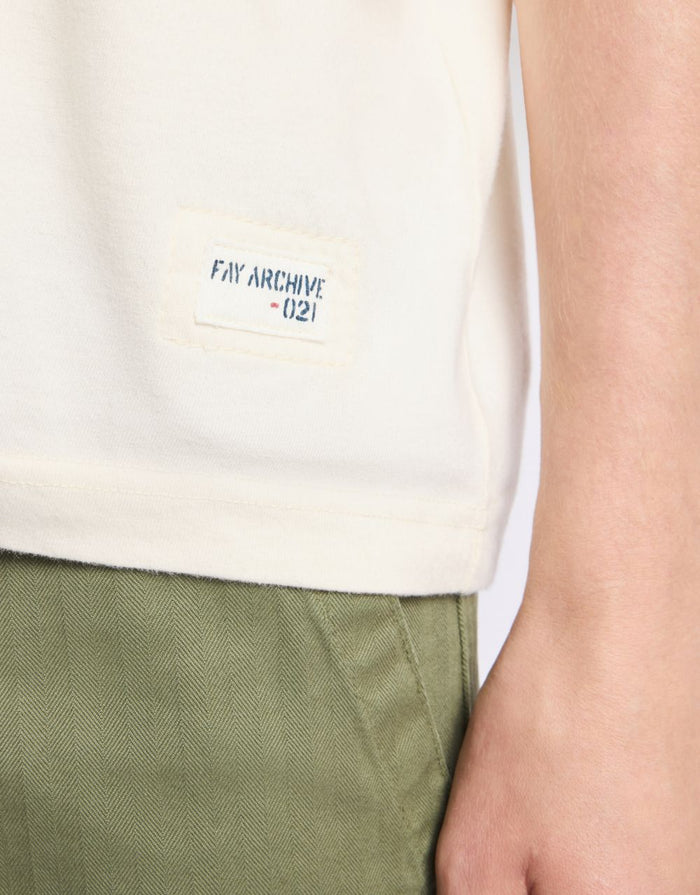 Fay T-shirts and Polos Off-white