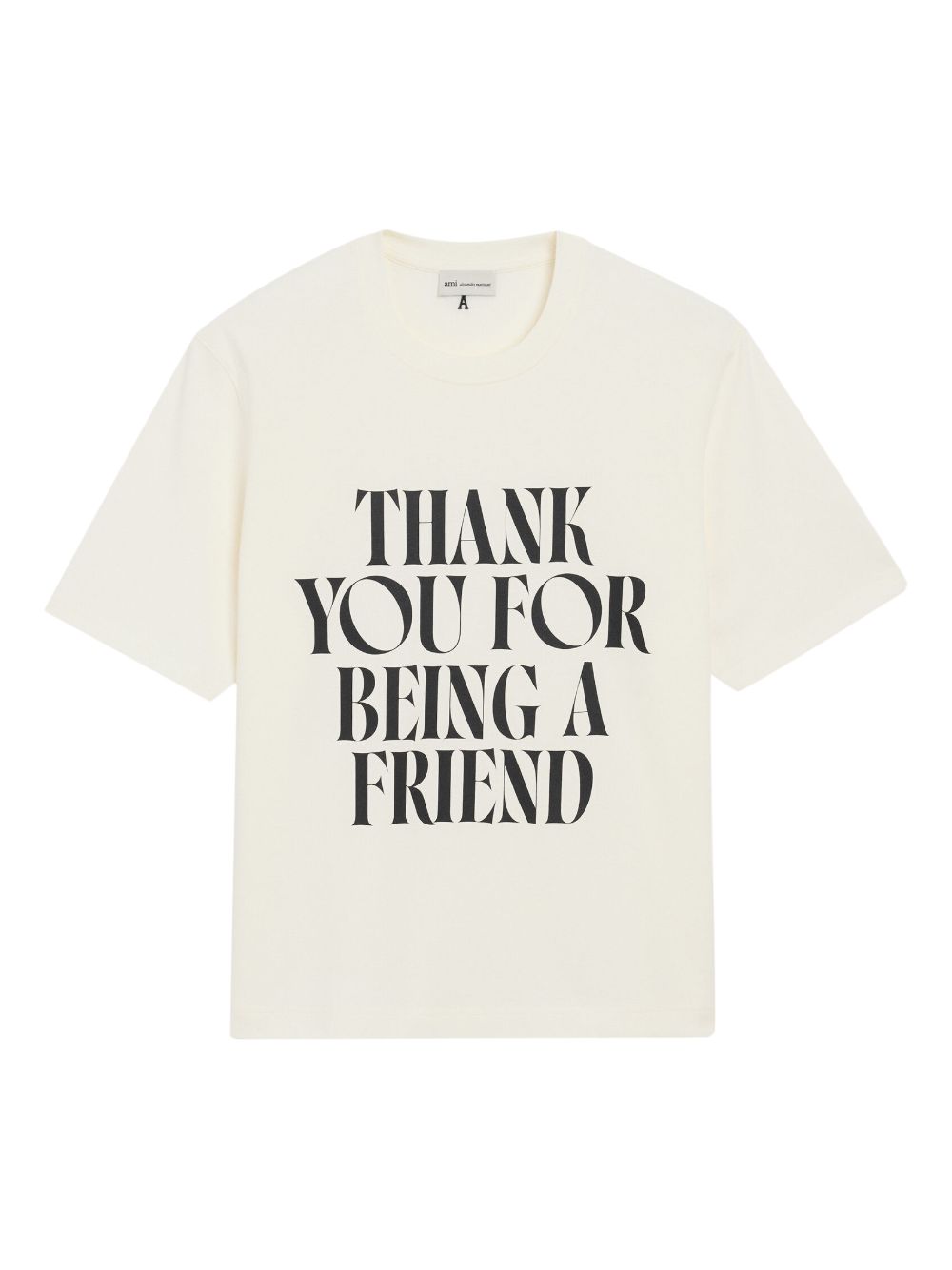 Ami T-shirts and Polos Blanc Creme