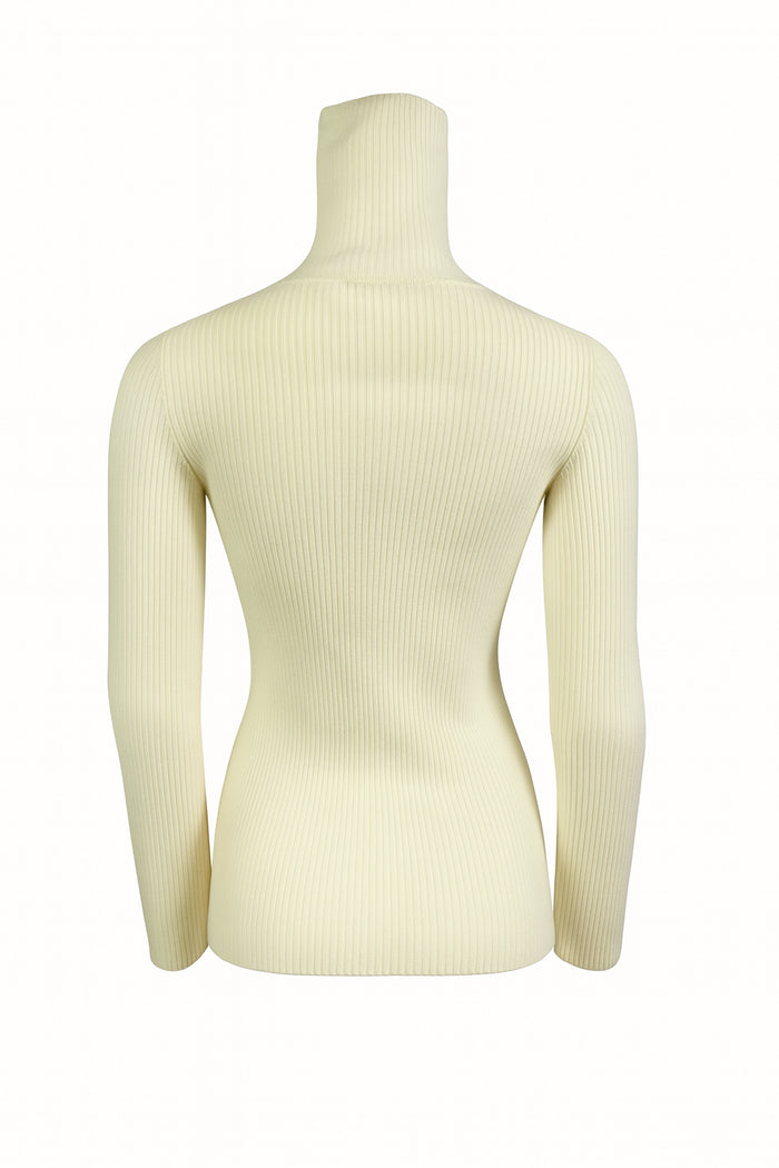 Yves Salomon Sweaters Ivoire Wo Ca Po Ela