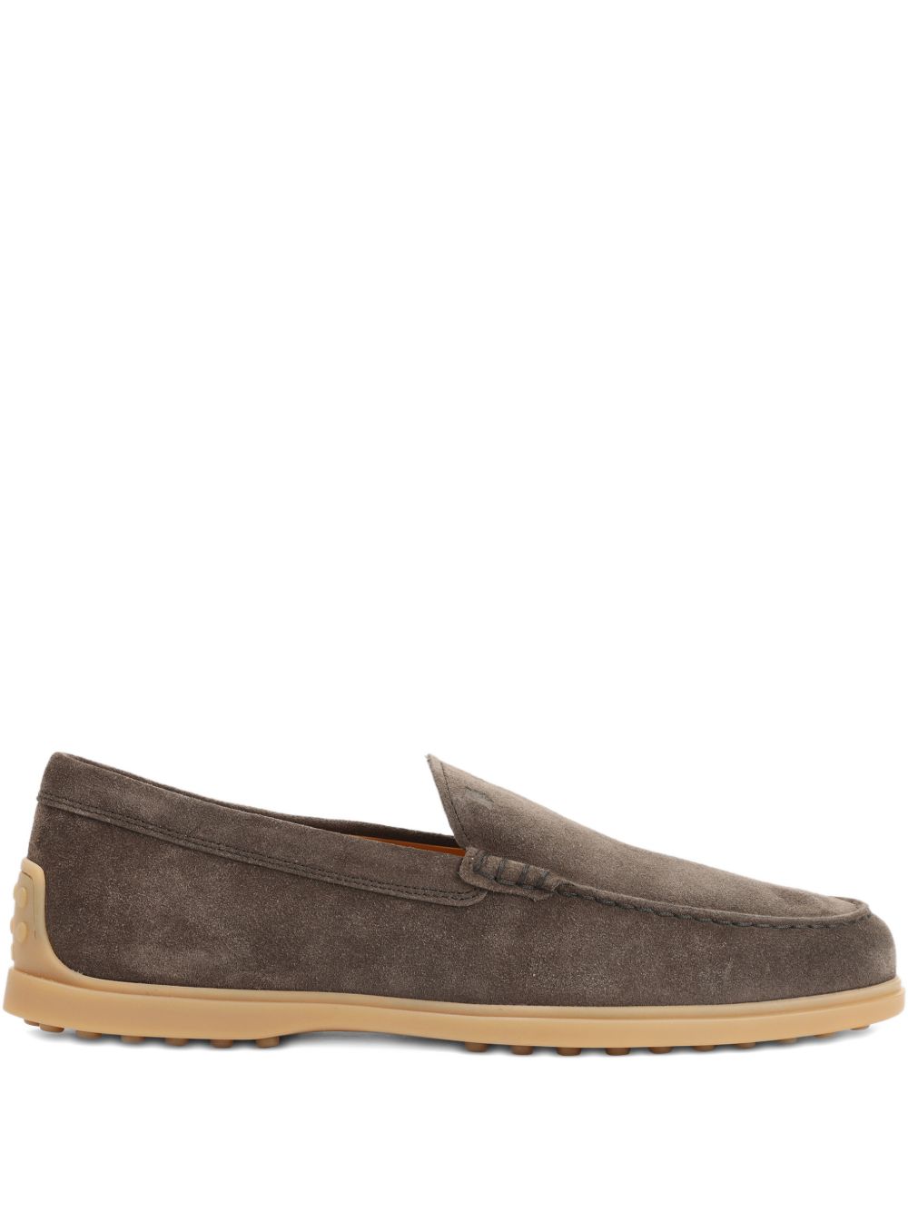 Tods Flat shoes Taupe Suede