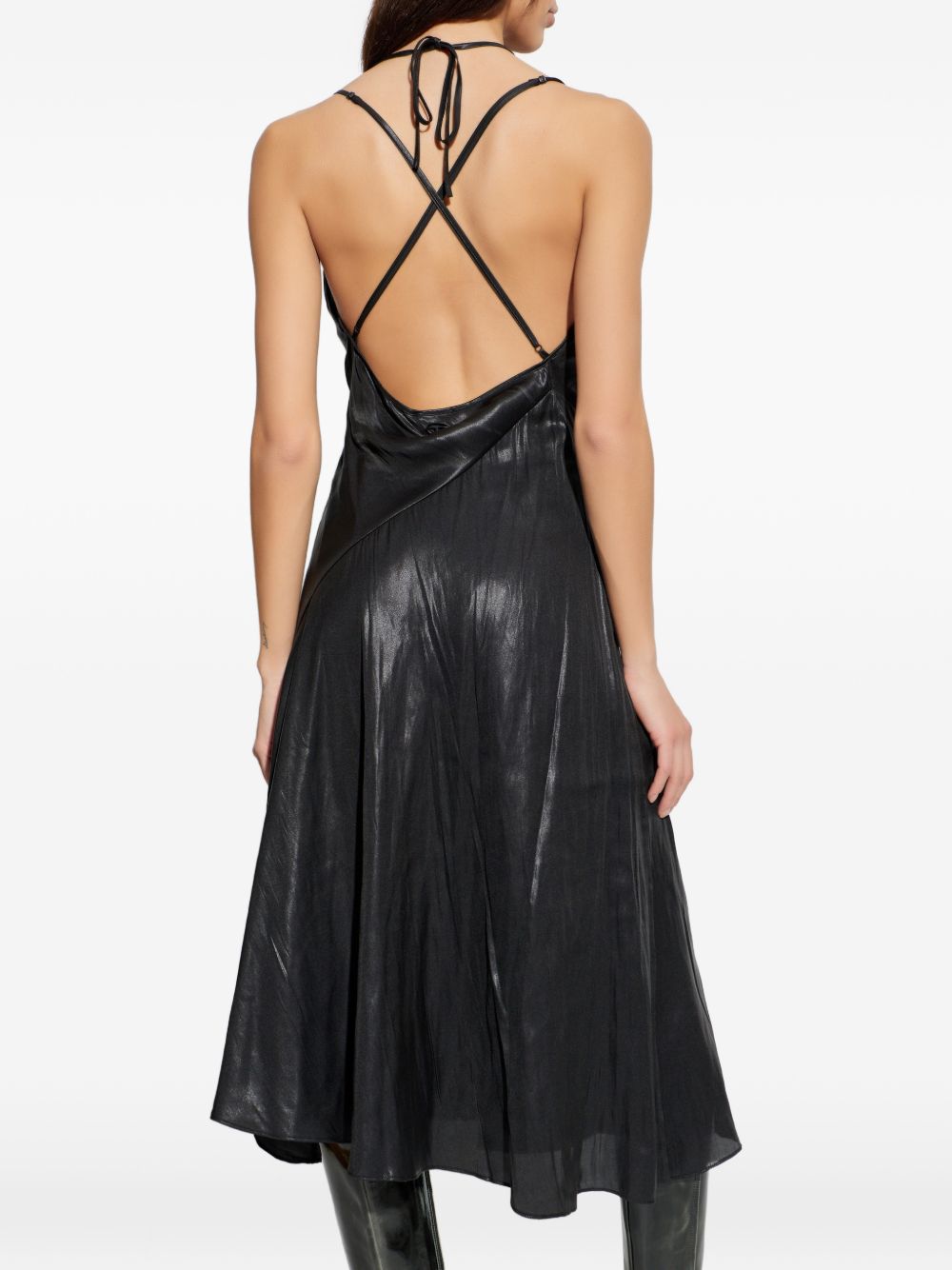 Diesel Dresses Black Pl+coatingpc