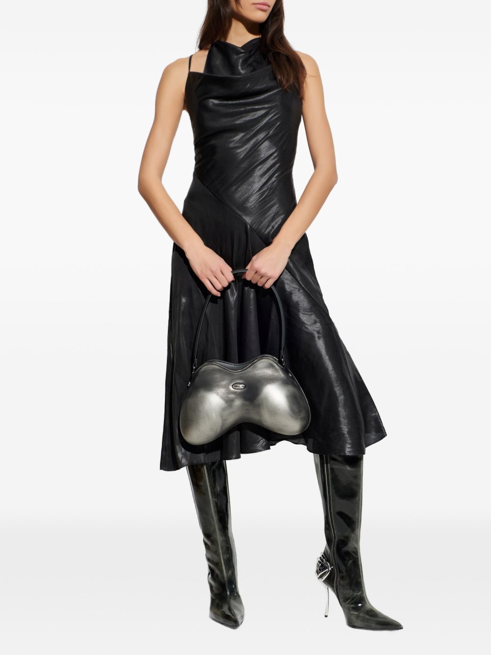Diesel Dresses Black Pl+coatingpc