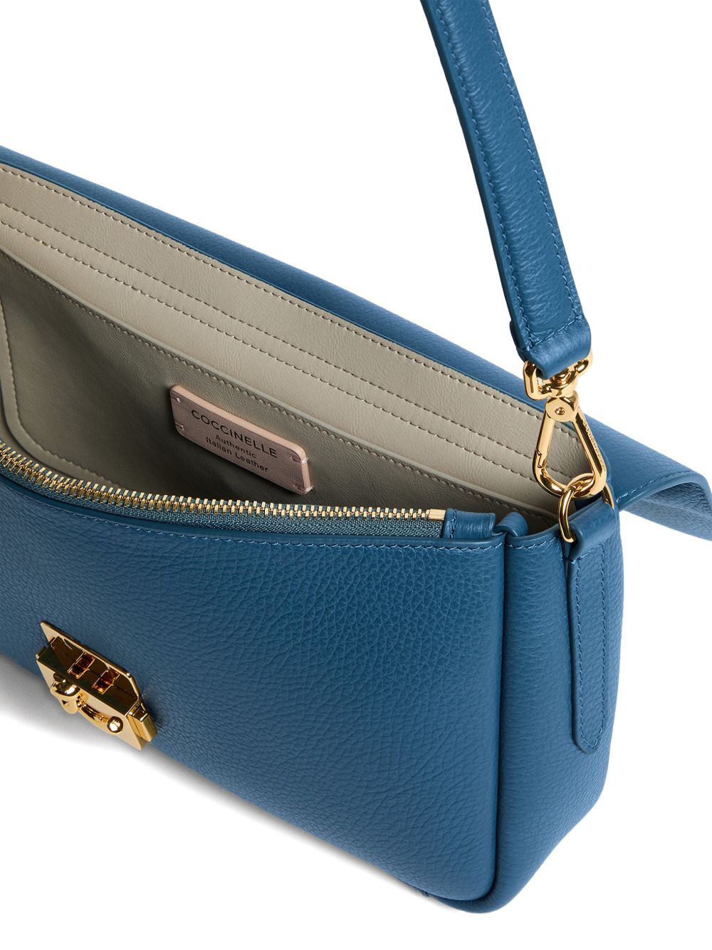 Coccinelle Bags Deep Blue Authentic Italian Leather
