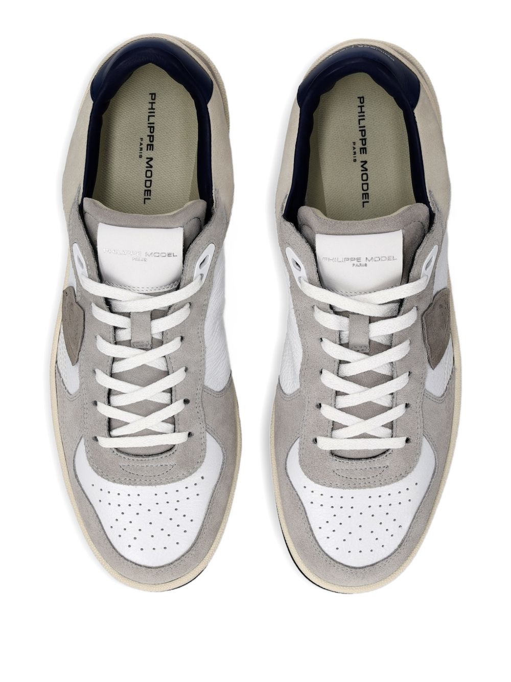 Philippe Model Flat shoes Blanc Bleu