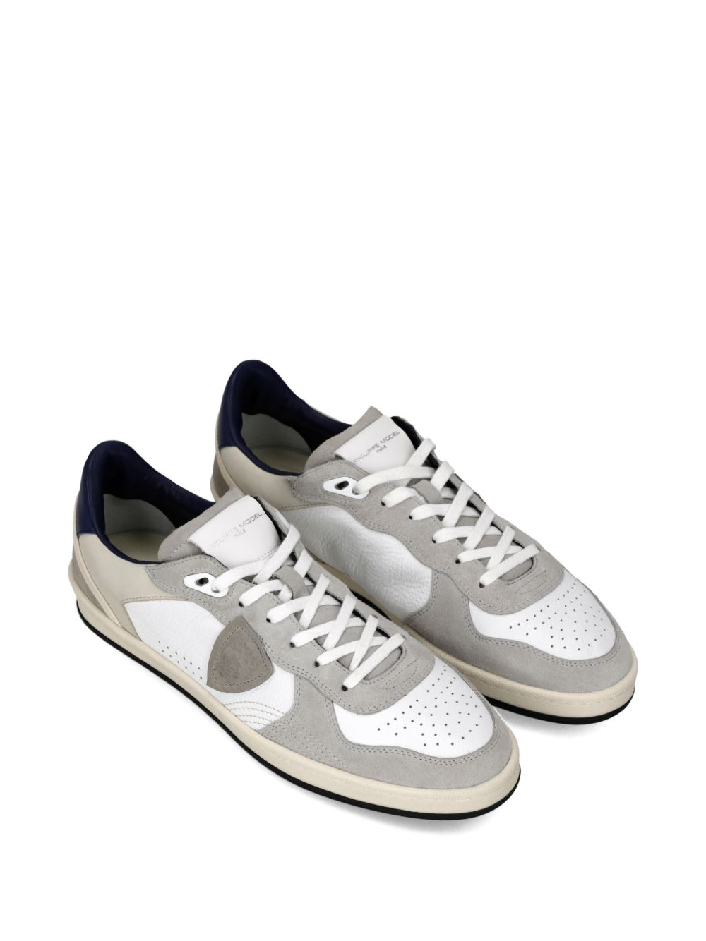 Philippe Model Flat shoes Blanc Bleu