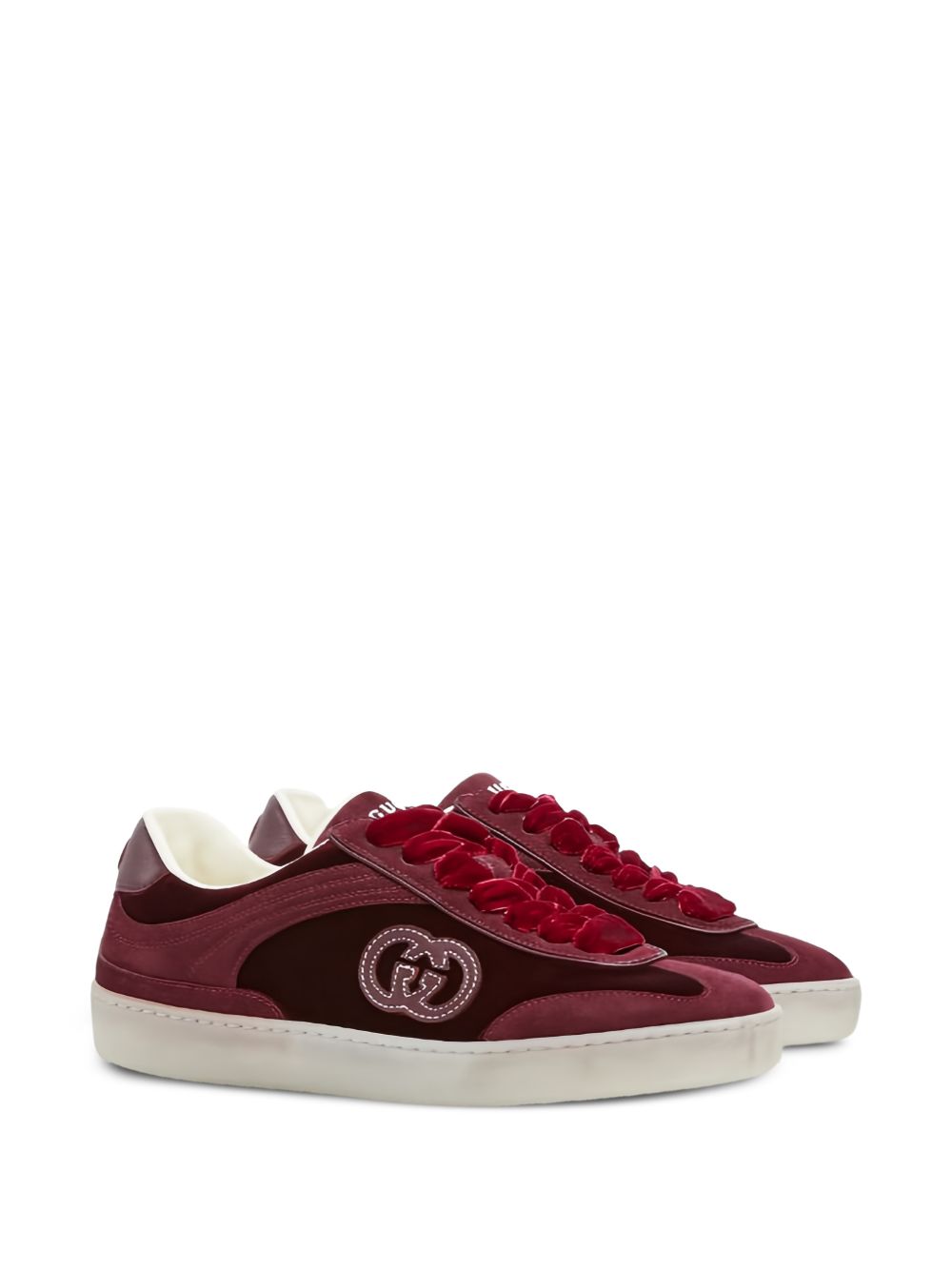 Gucci Flat shoes Burgundy Lea+fab Rub Sole