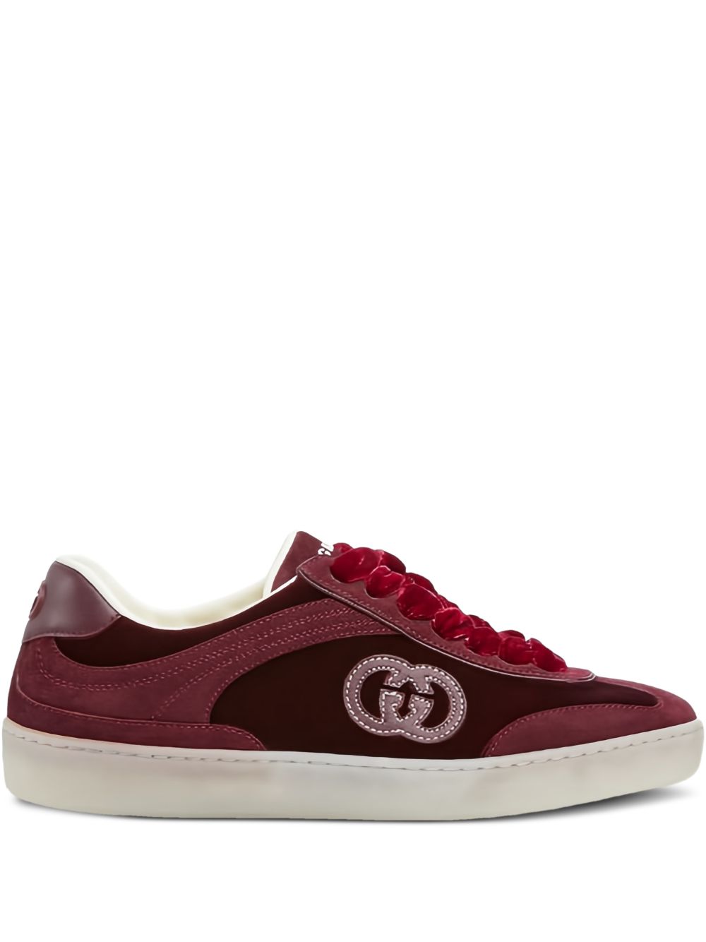 Gucci Flat shoes Burgundy Lea+fab Rub Sole