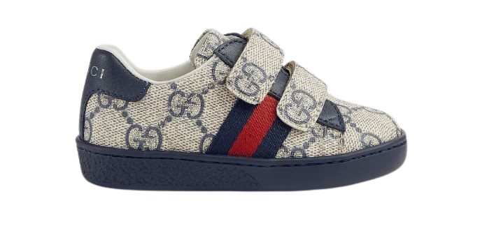 GUCCI KIDS Flat shoes Beige Blu Lea
