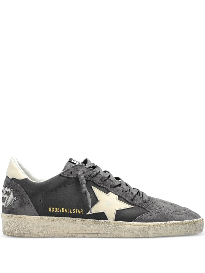 Golden Goose Flat Shoes Antracite/green
