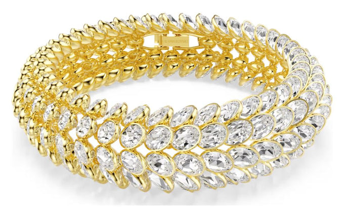 Swaroski Bijoux Gold / Clear Crystal