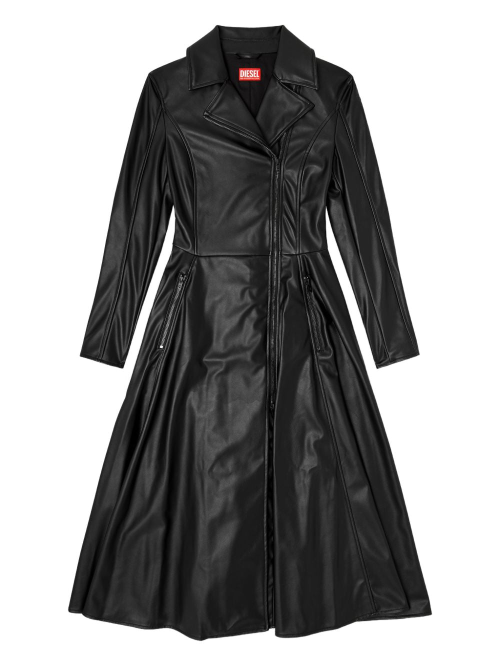 Diesel Dresses Black Pl+coatingpu