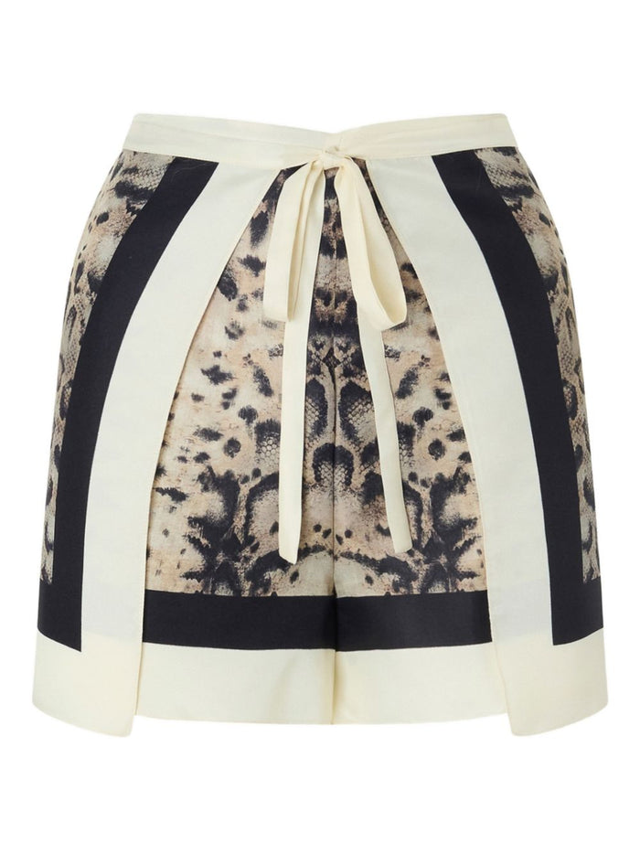 Pinko Trousers Beige Nero Vi Se
