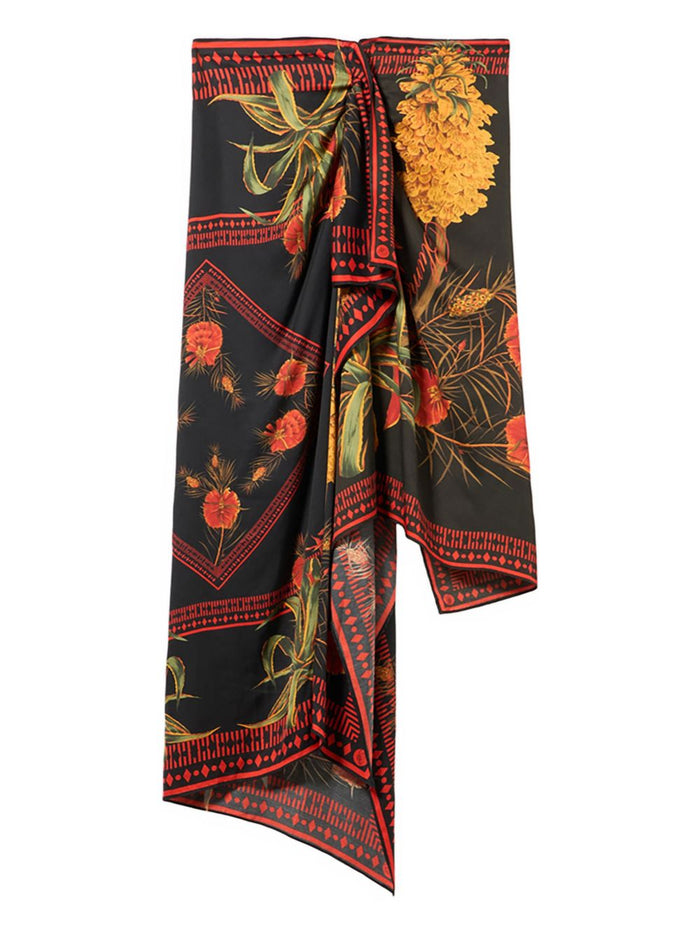 Blumarine Skirts Black /orange