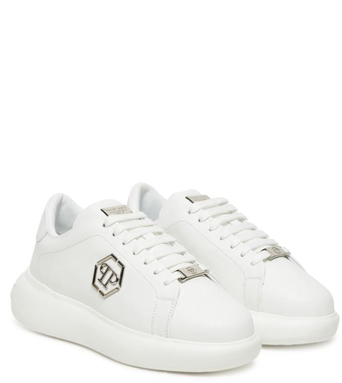 Philipp Plein Flat Shoes White