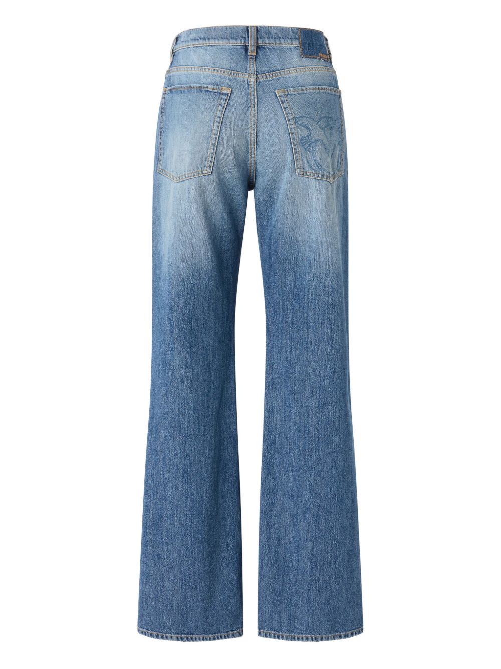 Pinko Trousers Blue Cotton