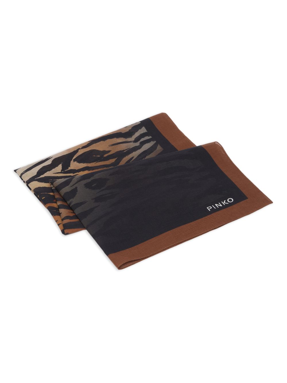 Pinko Scarfs Marrone/nero