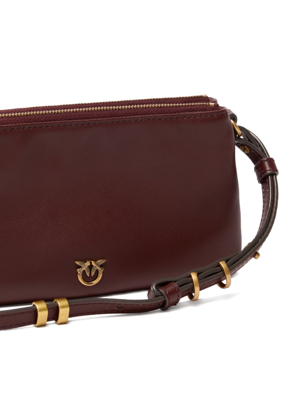 Pinko Bags Burgundy Oro Lea