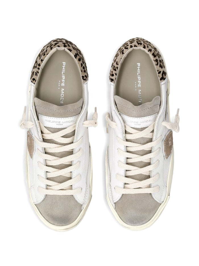 Philippe Model Flat shoes Leo Blanc Mud