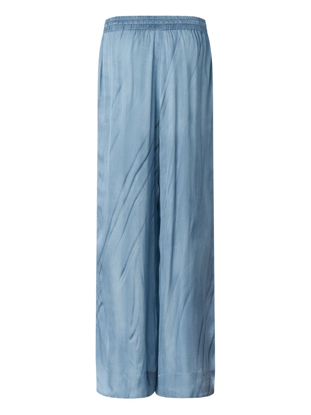 Pinko Trousers Azzurro Denim Viscosa