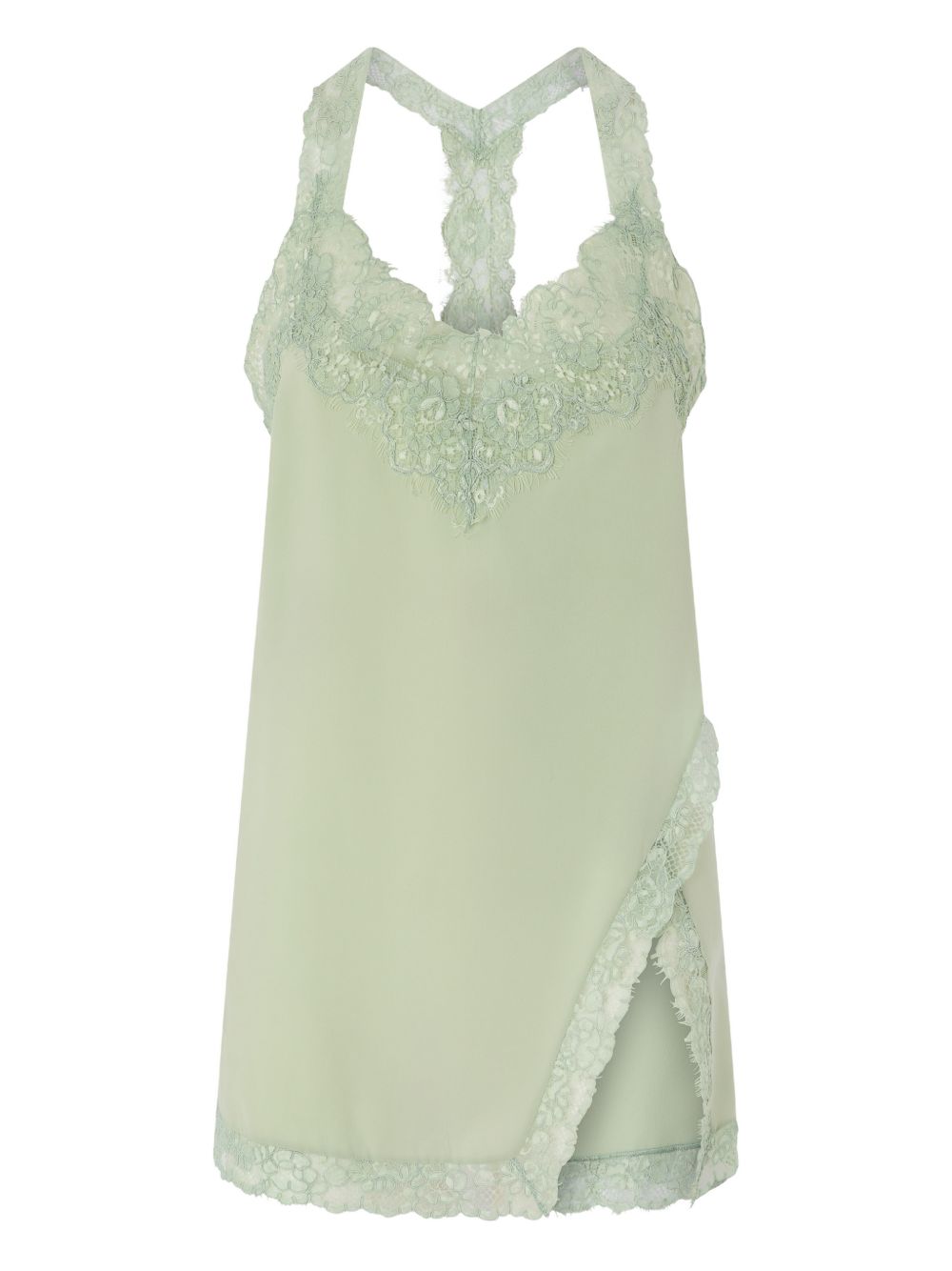 Pinko Top Green Seta