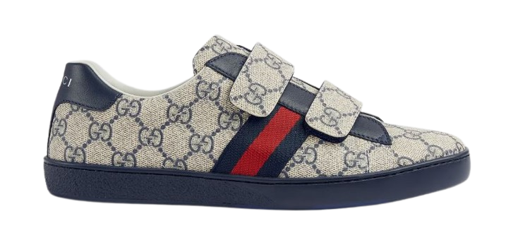 Gucci Kids Flat Shoes Beige Blu