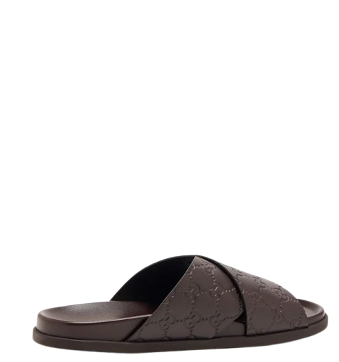 Gucci Flat shoes Cocoa Lea