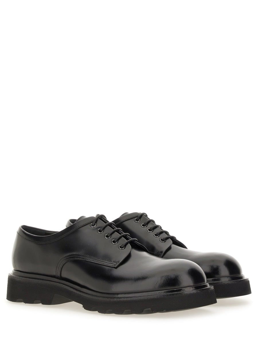 Moccasin Binder Black Calf Leather Loafers