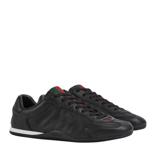Gucci Flat shoes Black Lea Rub Sole