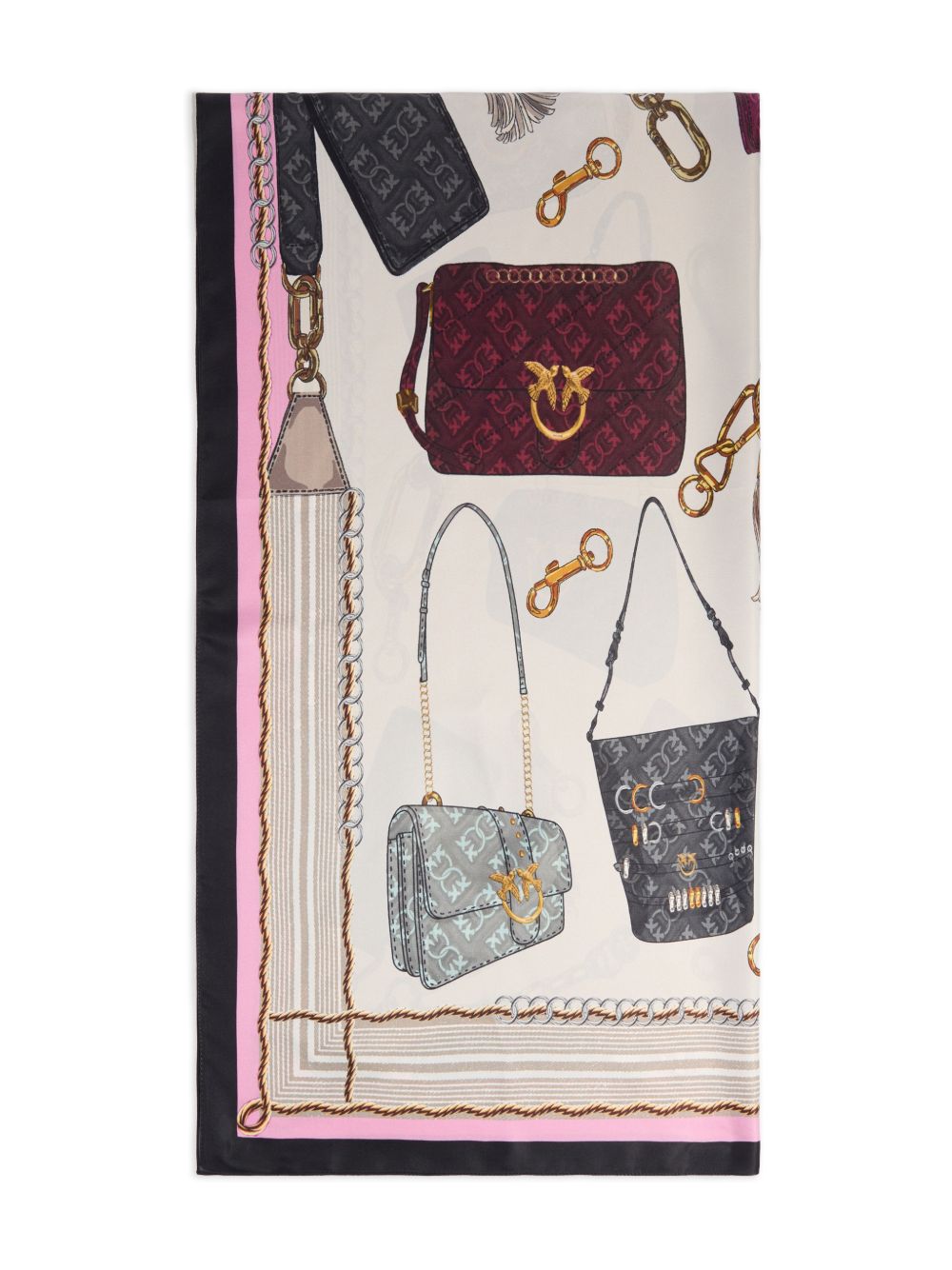 Pinko Scarfs Pink Vi Se
