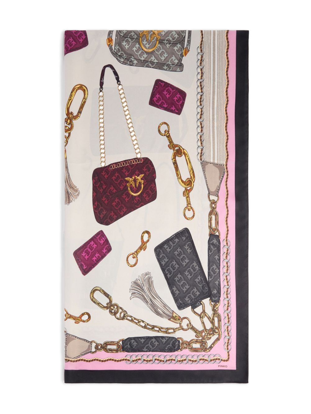 Pinko Scarfs Pink Vi Se
