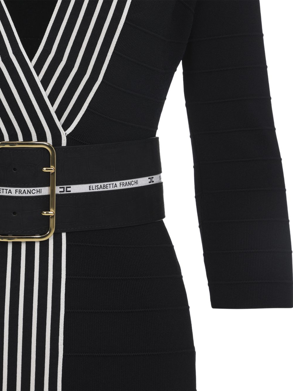 Elisabetta Franchi Dresses Nero/burro Vipa