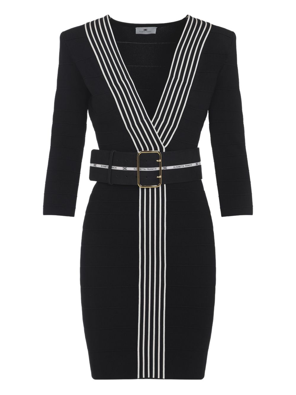 Elisabetta Franchi Dresses Nero/burro Vipa